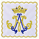 Palla poliestere copricalice color avorio ricamo Mariano  s1