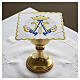 Marian chalice pall with gold embroidery, polyester s2