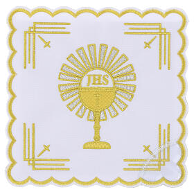 Palia para cáliz y hostia acabado color oro poliéster