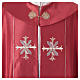 Cope in satin with gilded cross and scrollwork s3
