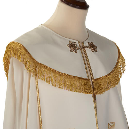 Liturgical cope with gold crosses embroideries 3