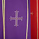 Chape liturgique avec croix stylisées s4