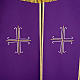 Chape liturgique avec croix stylisées s5
