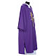 Catholic Deacon Dalmatic with embroidered ears of wheat and cross 100% polyester s12