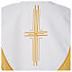 Cope in polyester with 6 crosses embroidery s8
