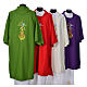 Dalmatic with embroidered flame, alpha and omega 100% polyester s2