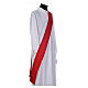 Deacon Dalmatic with embroidered flame, alpha and omega 100% polyester s9