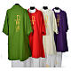 Dalmatic with embroidered loaves and fishes 100% polyester s2