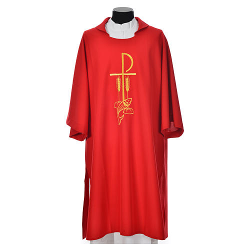 Deacon Dalmatic with embroidered loaves and fishes 100% polyester 4