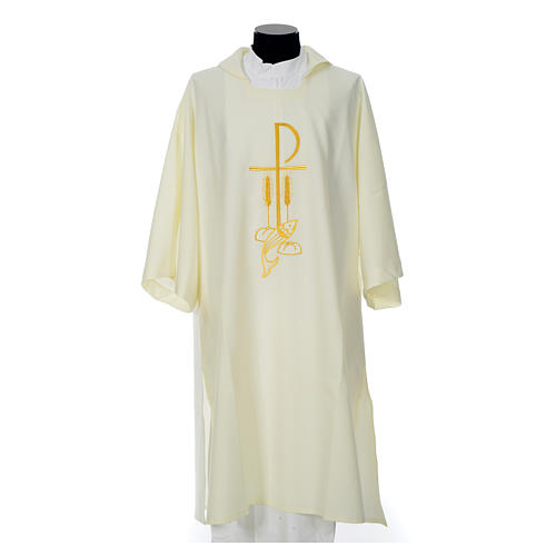 Deacon Dalmatic with embroidered loaves and fishes 100% polyester 5