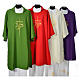 Dalmatic 100% polyester with cross and IHS symbol s1