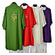 Dalmatic 100% polyester with cross and IHS symbol s2