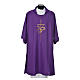 Dalmatic 100% polyester with cross and IHS symbol s3