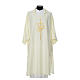 Dalmatic 100% polyester with cross and IHS symbol s4