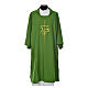 Dalmatic 100% polyester with cross and IHS symbol s6