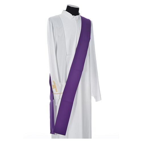 Religious Dalmatic 100% polyester with cross and IHS symbol 9