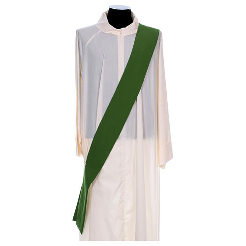 Dalmatic 100% polyester with cross, ear of wheat, IHS 11