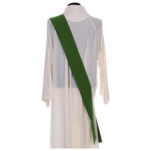 Dalmatic 100% polyester with cross, ear of wheat, IHS 13