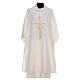 Dalmatic 100% polyester with cross, ear of wheat, IHS s5