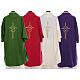 Dalmatic 100% polyester with cross, ear of wheat, IHS s10