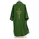 Eucharistic Dalmatic 100% polyester with cross, ear of wheat, IHS s9