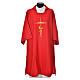 Dalmatic 100% polyester stylised cross, ear of wheat s5