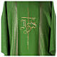 Dalmatic in virgin wool with twisted thread, IHS s2