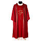 Dalmatic in virgin wool with twisted thread, IHS s4