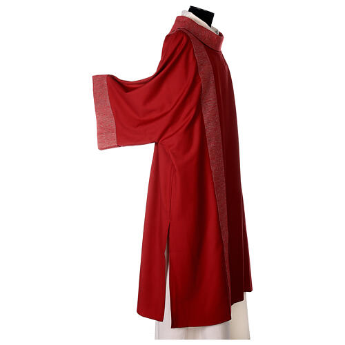 Dalmatic in pure wool with embroidery in pure silk. 6