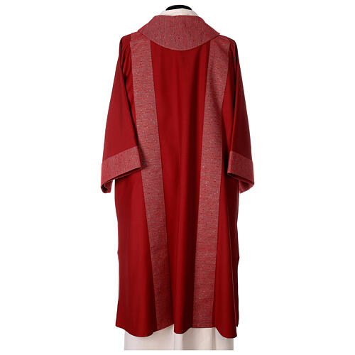 Dalmatic in pure wool with embroidery in pure silk. 7