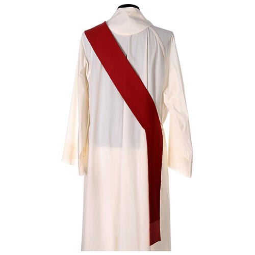 Dalmatic in pure wool with embroidery in pure silk. 9