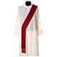 Dalmatic in pure wool with embroidery in pure silk. s8