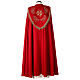 Piviale 100% poliestere ricami floreali s7