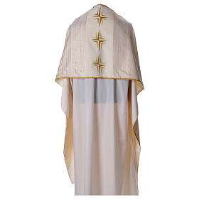 Humeral veil in 100% brushed wool two-ply fabric