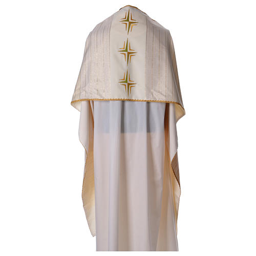 Humeral veil in 100% brushed wool two-ply fabric 1
