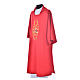 Dalmatic with the Franciscan emblem in 100% polyester s13