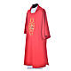 Dalmatic with the Franciscan emblem in 100% polyester s5
