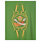 Eucharistic Dalmatic with Franciscan emblem in 100% polyester s6