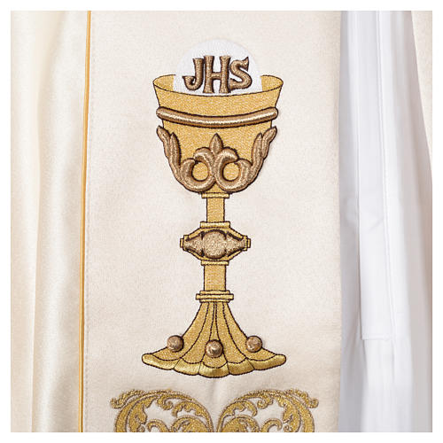Cope in 100% polyester with chalice in relief 7