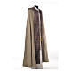 Light Brown Franciscan Cope 50% cotton 25% silk and 25% viscose s4