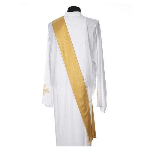 Gold dalmatic with embroided Chi-Rho chalice host 6
