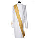 Gold Deacon Dalmatic with embroided Chi-Rho chalice host s6