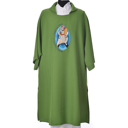 STOCK Dalmatik Jubilaeum Papst Franziskus FRANZÖSISCH Stickerei aus Polyester 6