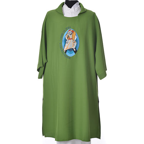 STOCK Dalmatic Jubilee of Mercy Pope Francis FRENCH logo embroided 6