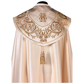 Cope in 100% polyester with gold embroideries