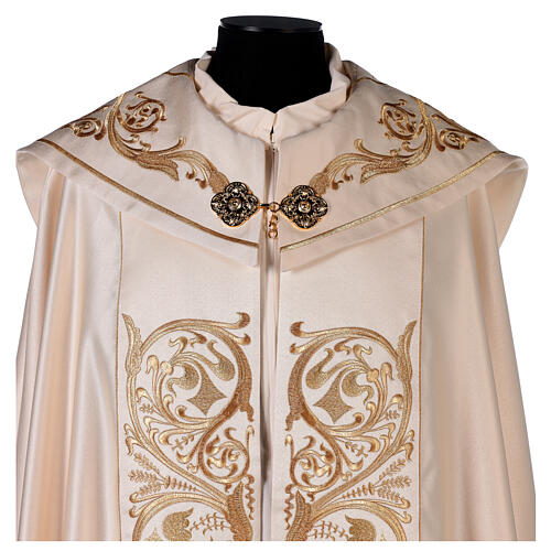 Cope in 100% polyester with gold embroideries 9