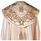 Cope in 100% polyester with gold embroideries s6