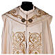Cope in 100% polyester with gold embroideries s9