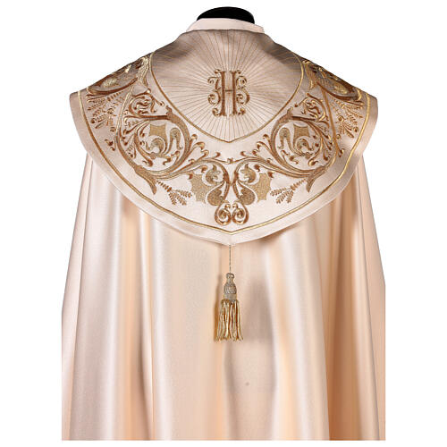 Cope in 100% polyester with gold embroideries 2