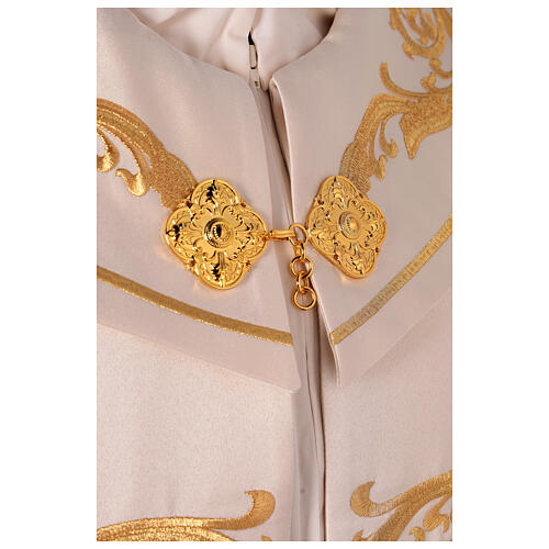 Cope in 100% polyester with gold embroideries 4
